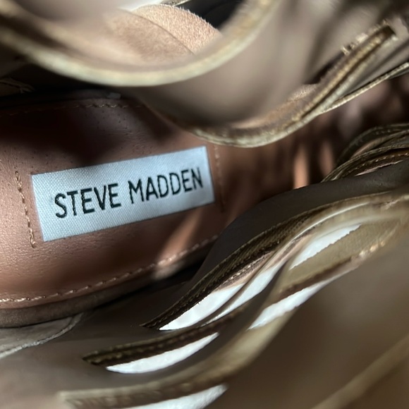 Steve Madden lace up booties - Picture 2 of 10